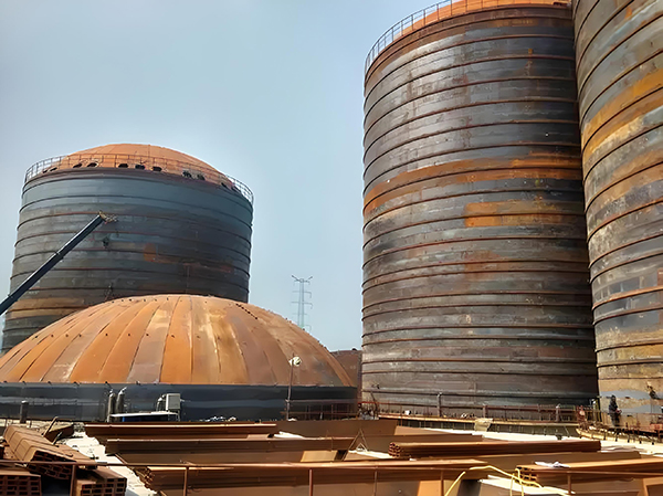 睢县焦粉钢板仓